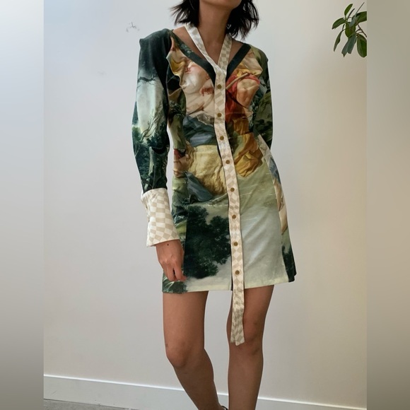 Vivienne Westwood Button-Up Jersey Dress from AW 2021 NWOT - Picture 2 of 12